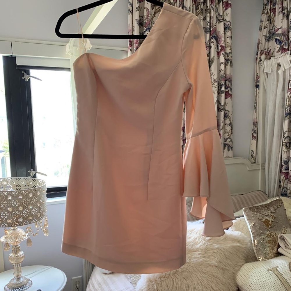 Pink Off the Shoulder Dress